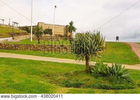 Sohail Castle In Fuengirola, Malaga Spain. Tourist Attraction, Place To Visit. Holidays On Costa Del