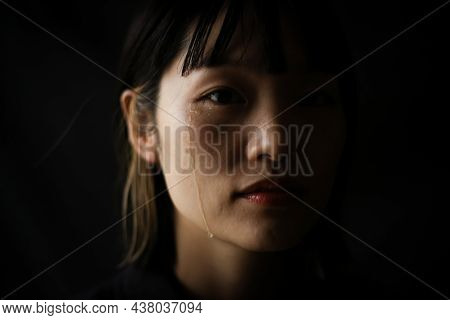 Image Of A Woman Who Sheds Tears