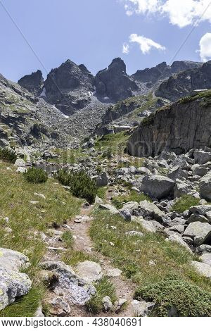 Landscape Of Rila Mountain Near The Scary Lake, Bulgaria