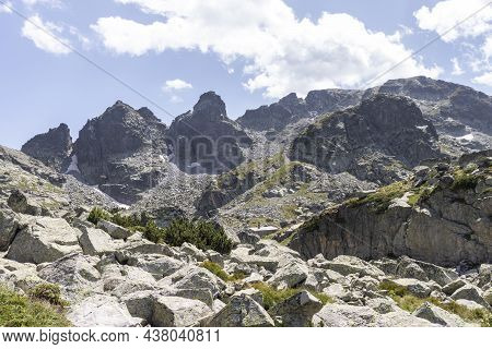 Landscape Of Rila Mountain Near The Scary Lake, Bulgaria