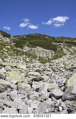 Landscape Of Rila Mountain Near The Scary Lake, Bulgaria