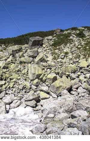 Landscape Of Rila Mountain Near The Scary Lake, Bulgaria
