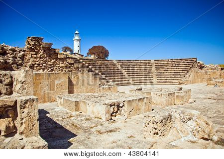 Starověký amfiteátr v Paphos, Kypr