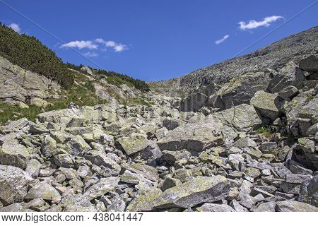 Landscape Of Rila Mountain Near The Scary Lake, Bulgaria