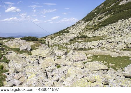 Landscape Of Rila Mountain Near The Scary Lake, Bulgaria