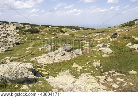 Landscape Of Rila Mountain Near The Scary Lake, Bulgaria