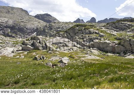 Landscape Of Rila Mountain Near The Scary Lake, Bulgaria