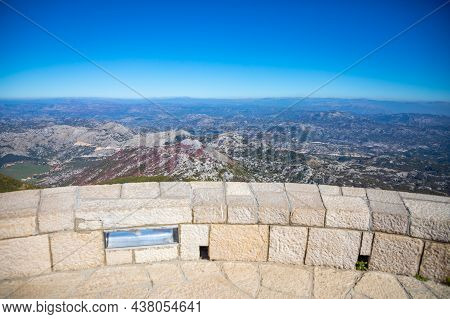 Viewpoint Near Mausoleum Of Negush In Lovchen Park, Montenegro