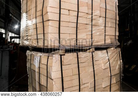 A Bunch Of Refractory Bricks, Fire-resistant Brick Blocks.
