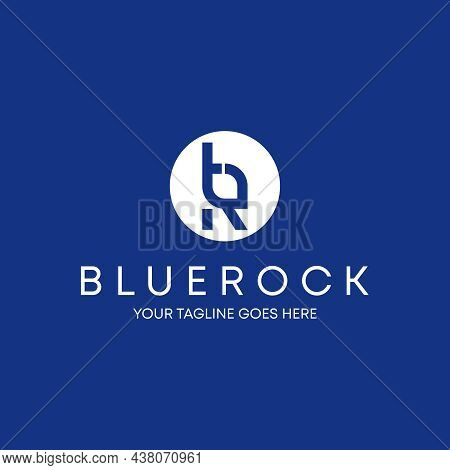 Letter Rbt Or Br Logo Free Vector Stock. Merging Abstract Design Concept. Can Be Used As A Symbol Re