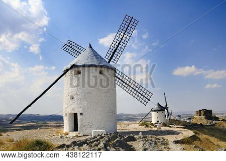 Old Mills To Process Wheat In Spain.