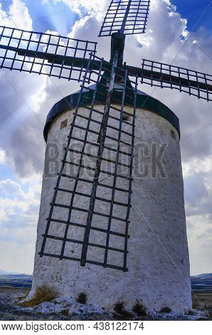 Old Mills To Process Wheat In Spain.