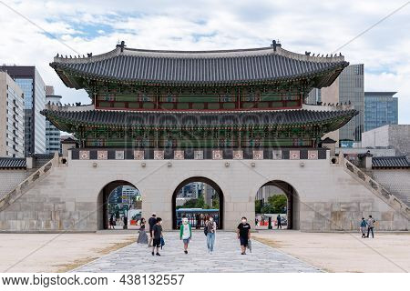 Gyeongbokgung Royal Palace Of The Joseon Dynasty In Seoul Korea