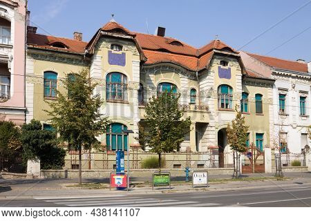 Osijek, Croatia - September 1, 2012: The Kastenbaum-korsky House In Osijek City In Croatia. The Hous