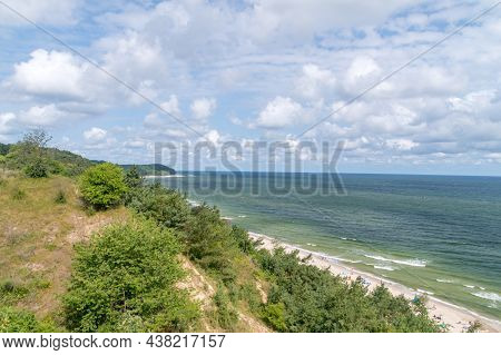Chlapowo Cliff At Summer Time In Poland.