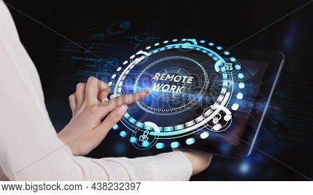 Business, Onsite Or Remote Working Concept, Copy Space. Freelancer