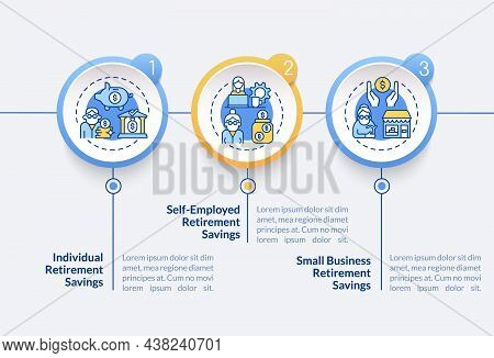 Saving Account Types Vector Infographic Template. Banking Options Presentation Outline Design Elemen