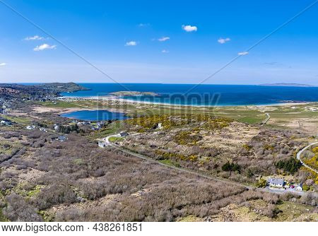 Aerial View Of Portnoo, Narin And Clooney In County Donegal, Republic Of Ireland