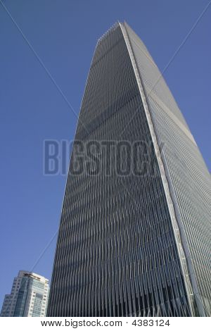 Čína Peking Peking mrakodrap Guomao Steel vzory Central Business District