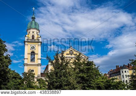 St. Joseph Is A Roman Catholic Church Located In Maxvorstadt, Munich, Bavaria, Germany.