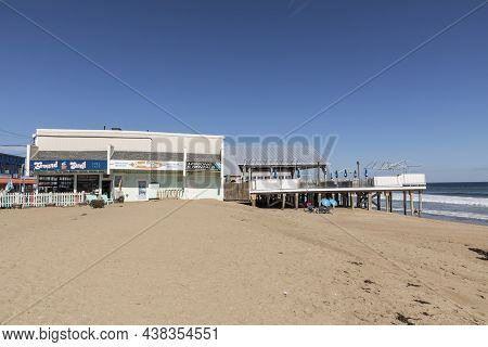 Salisbury, Usa - September 28, 2017: Beach Promenade At Salisbury, Usa. Adding To The Diversity Of S