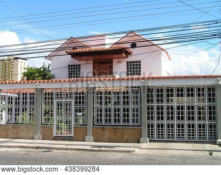 The Magnificent Architecture Of South America. Venezuela. Maracay. Colonial Style. A Picturesque Col