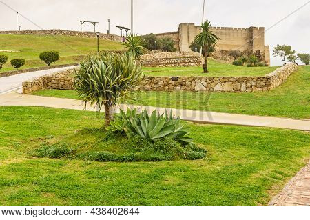 Sohail Castle In Fuengirola, Malaga Spain. Tourist Attraction. Holidays On Costa Del Sol.