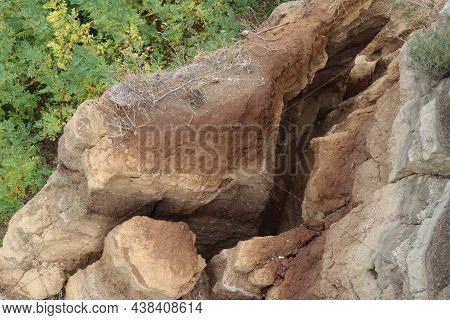 Civita Bagnoregio Lazio Italy Friable Rock Erosion