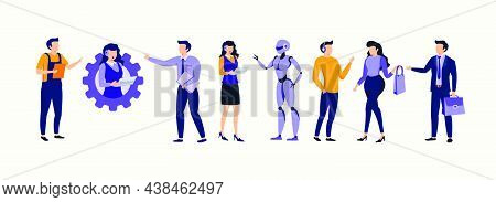 People Illustration Business Man And Business Woman Exclusive Design Inspiration