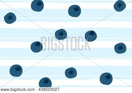 Blueberry background, cute desktop wallpaper