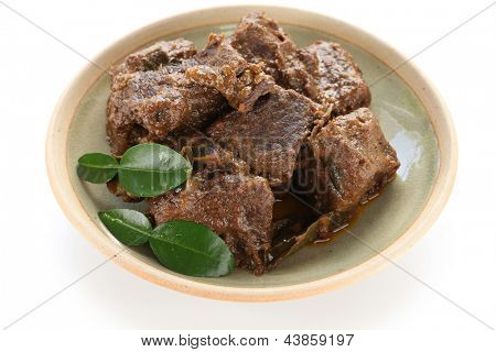 Rendang wołowiny, dania kuchni indonezyjskiej