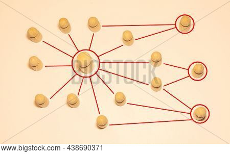Intermediary Between Two People Groups. Political Negotiations And Diplomacy.