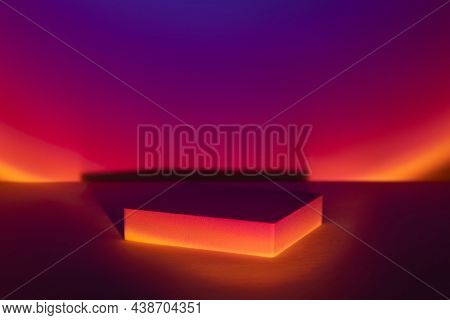 Sunset projector lamp product backdrop