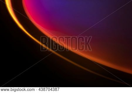 Light background with sunset projector lamp