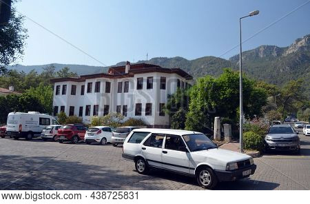 Akyaka - slow city in Turkey.August 1,2021. Mugla,Turkey