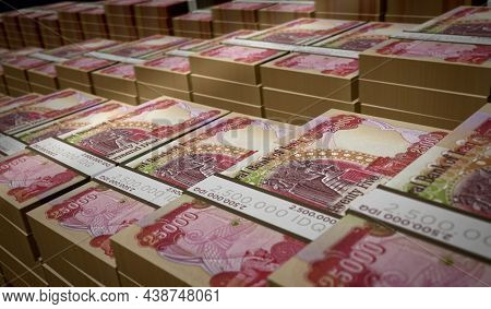 Iraq Dinar Money Banknotes Pack Illustration