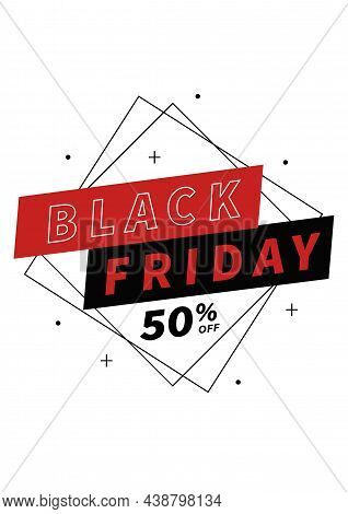 Black Friday Big Discount Sale Poster Social Media Post Flyer Template Design
