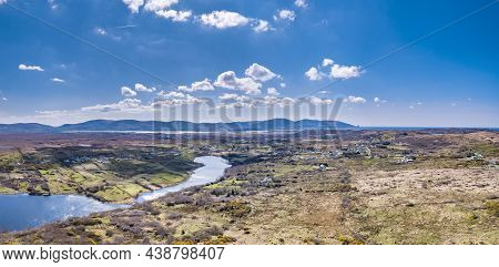 Aerial View Of Lough Fad, Rosbeg And Portnoo In County Donegal, Republic Of Ireland