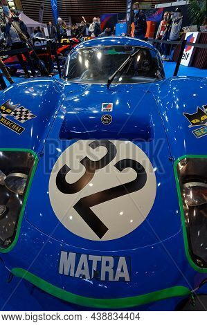 Lyon, France, November 5, 2021 : Le Mans Matra 630 In Salon Epoq'auto, Organized Since 1979, With Ov