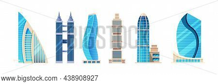 Future City. Modern High-rise City Skyscrapers. Office City Apartment Buildings, High-rise House Res