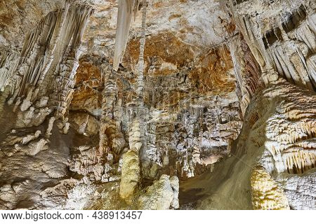 Campanet Caves In Mallorca. Geological And Mineral. Balearic Islands. Spain