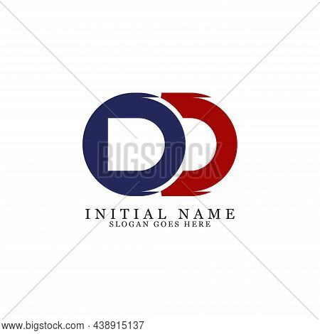 Modern Dd Letter Name Logo Vector,creative Initial Name Of Dd Logo Vector Illustration