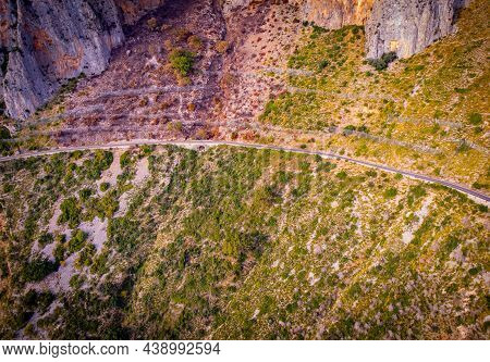 The Beautiful West Coast Of Italy From Above - Sapri In The Province Of Salerno - Travel Photography