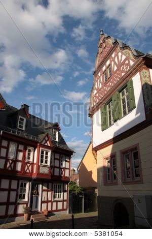 Lane ve starém městě ve městě Idstein