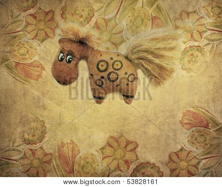 Vintage toy horse