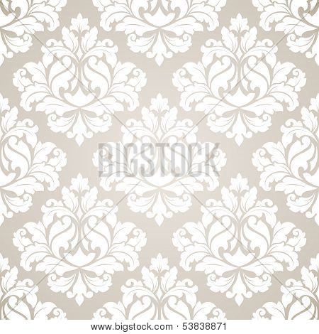 Seamless Damask Pattern.