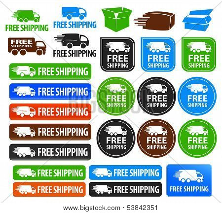 Free Shipping Badges