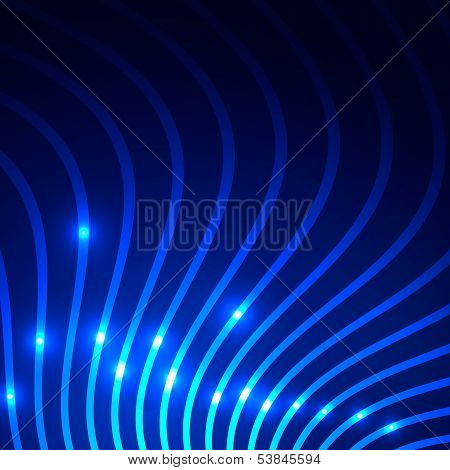 Vector abstract background with curves