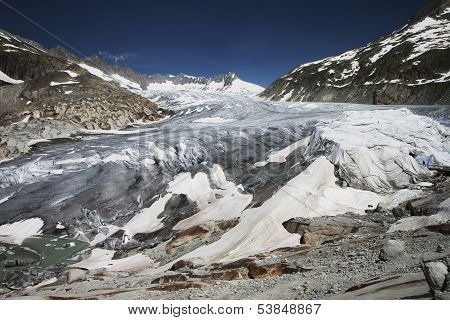 Rhone Glacier, Furkapass, Switzerland