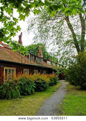 Swedish Red And Yellow Cabin